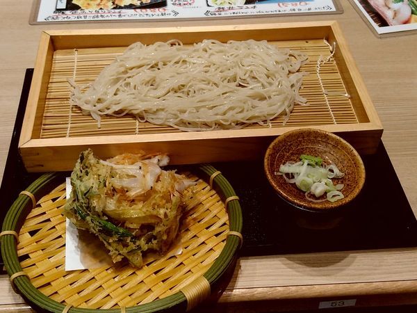「白えびかきあげそばランチ1,274円」@金沢回転寿司 輝らり 高崎オーパ店の写真
