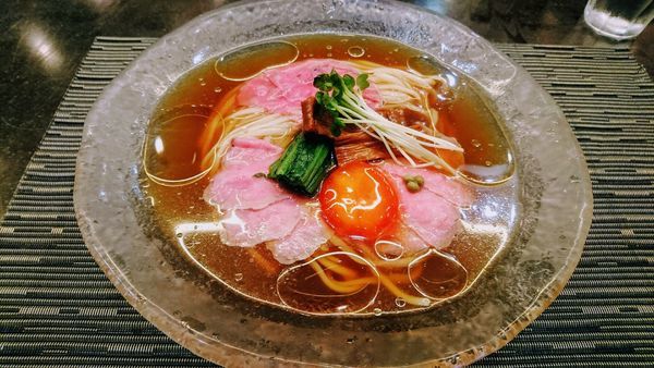 「【限定】和牛と山椒の冷たいらぁめん」@MENSHOの写真