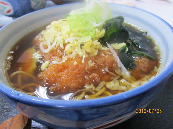 「トンカツそば」@尾張屋の写真