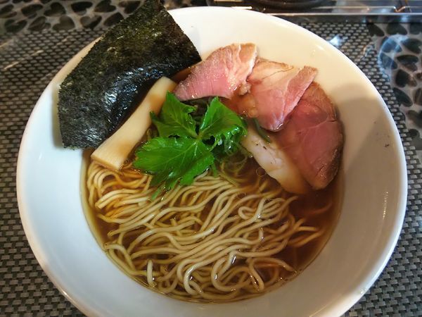 「鶏醤油ラーメン（￥780）」@赤青(MURASAKI)の写真