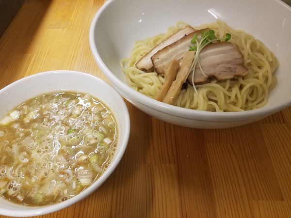 「ネギつけめん　大」@烏城の写真