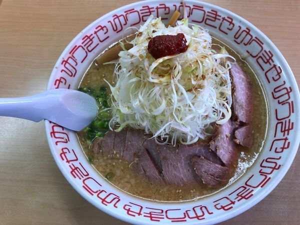 「赤味噌ネギチャーシュー」@らーめん ゆうきや 総本店の写真