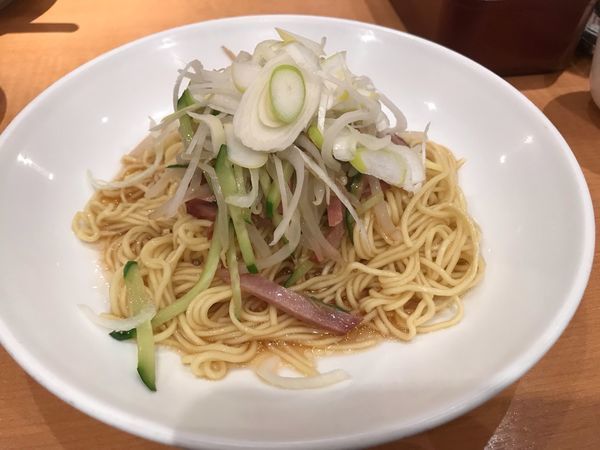 「ネギそば汁なし」@海南飯店の写真