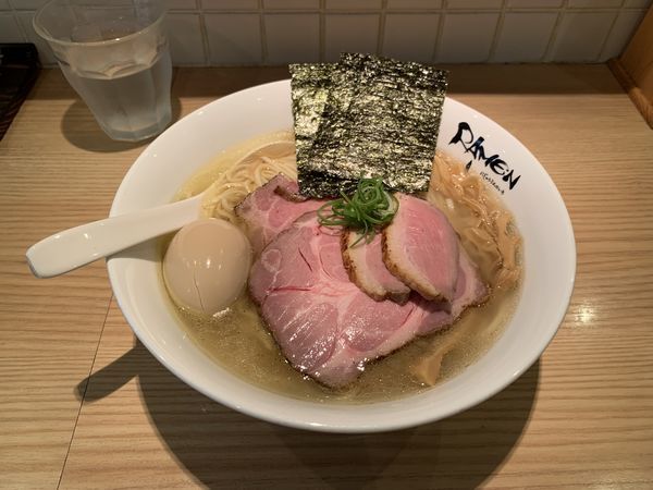 「特製塩そば 麺大盛り」@Ramen にじゅうぶんのいちの写真