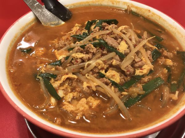 「から麺（1倍）」@駅前中華そば すみたに 仙台分店の写真