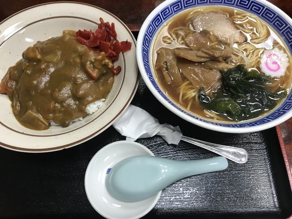 「ラーメンセット【1000円】」@おそば 海老民の写真