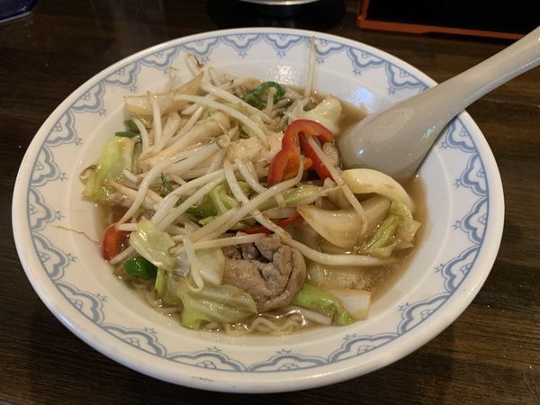 「あんかけラーメン　¥680」@くろひげ・お食事処の写真