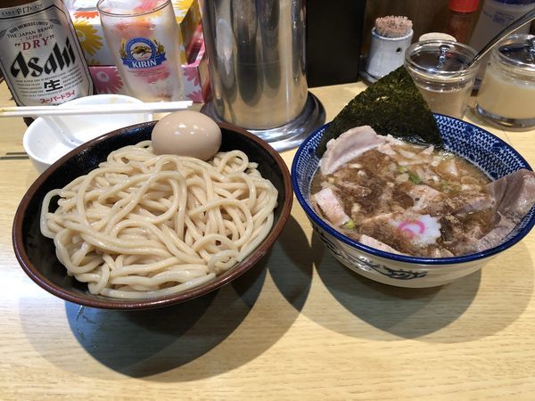 「つけチャーシュー+ビール」@くり山の写真