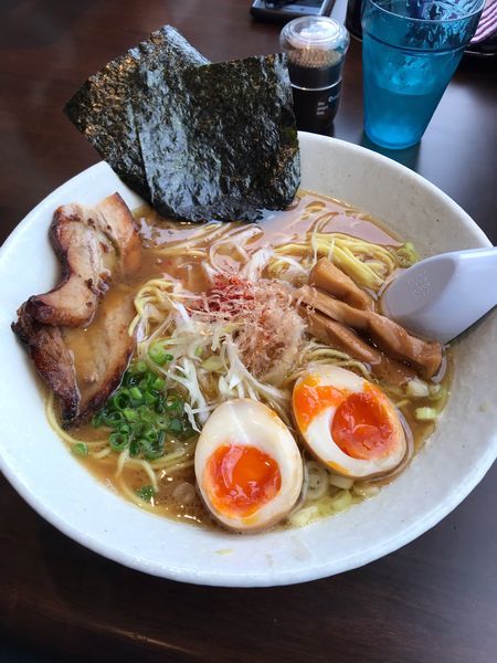 「醤油らーめん➕麺固め➕大盛（無料）」@麺屋 龍次 浪江店の写真