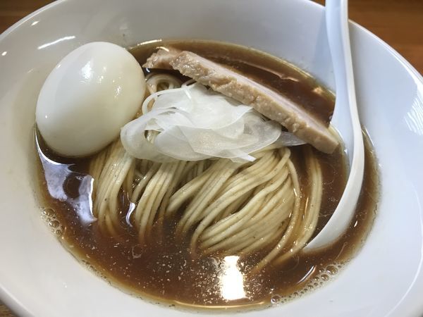 「煮干しそば味玉＋和え玉」@煮干中華ソバ イチカワの写真