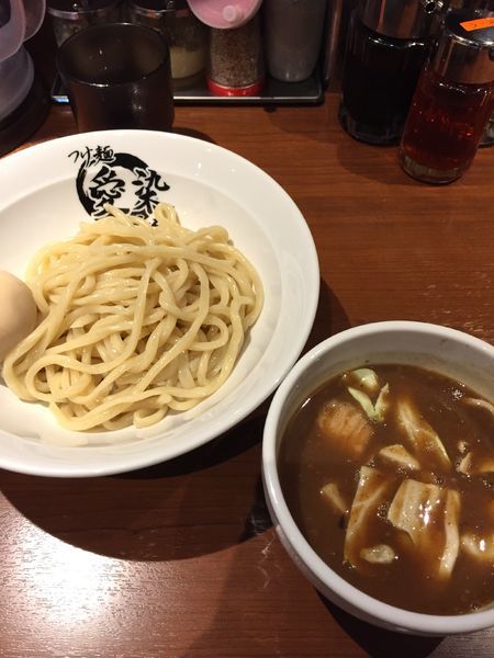 「愛染つけ麺+味玉子 ¥700+100」@つけ麺 愛染の写真