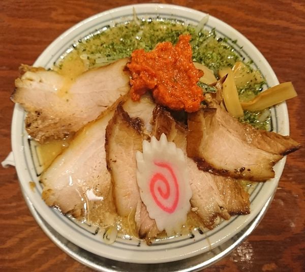 「からし味噌ちゃーしゅうめん(1058円)」@ちゃーしゅうや武蔵 ピオニウォーク東松山店フロア1Fの写真