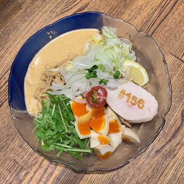 「冷やし鶏そば」@鶏そば十番 156 ICHIKORO 麻布十番店の写真