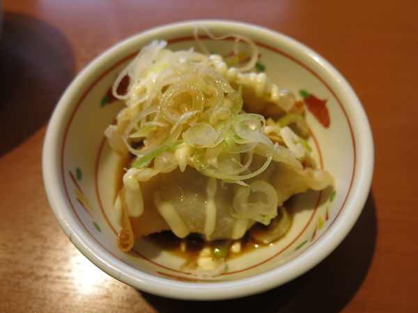 「揚げぎょうざ葱まみれ：2790円＋消費税」@和食 さと 足立島根店の写真