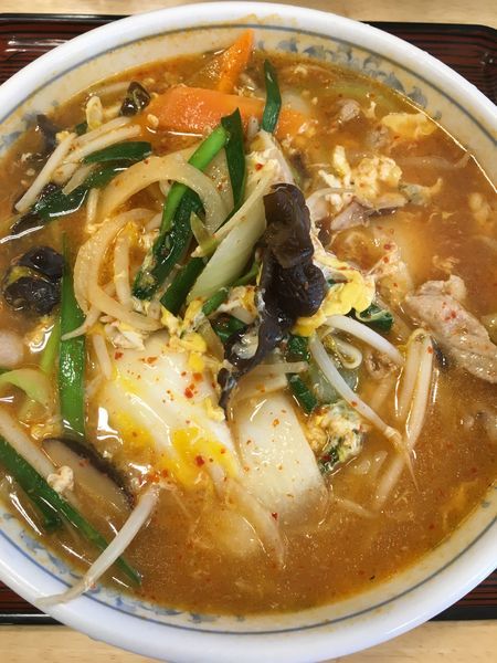 「旨辛菜麺1.5玉622円」@ぎょうざの満洲 久喜西口店の写真