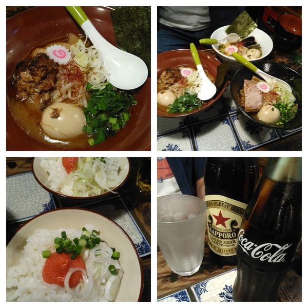 「サバ味噌らぁ麺＋明太子ご飯＋コーラ」@麺処いっ歩の写真