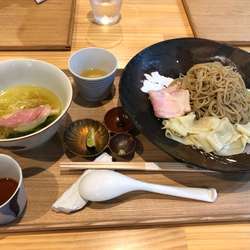 塩つけ麺＋スープ割