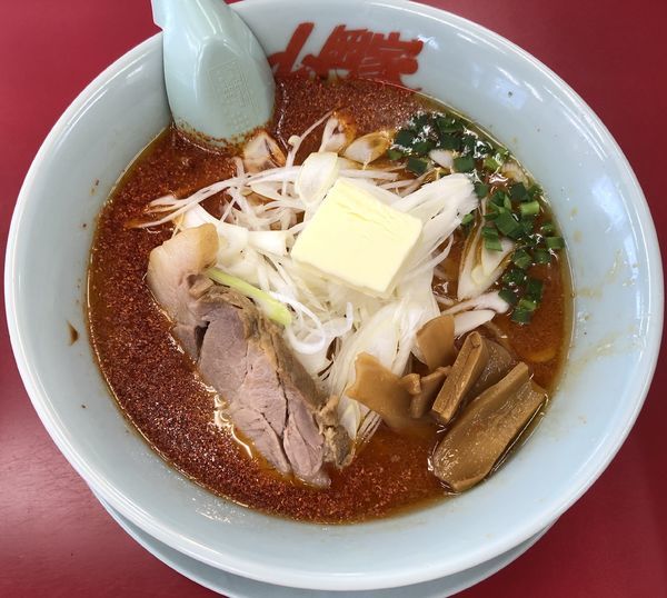 「地獄の激辛ラーメン」@ラーメン山岡家 テクノポリスセンター店の写真
