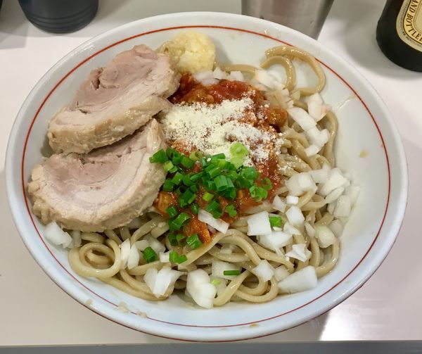 「F系冷やしあさりトマト小【限定】」@ハイパーファットンの写真