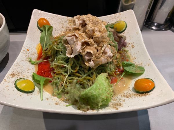 「【夏季限定】豆乳仕立ての冷製豚しゃぶ坦々麺」@中華蕎麦 瑞山（ZUIZAN）の写真