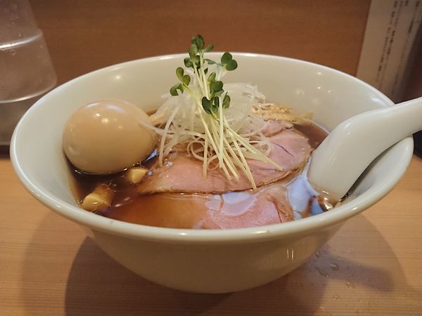 「特製醤油中華そば」@中華そば 流川の写真