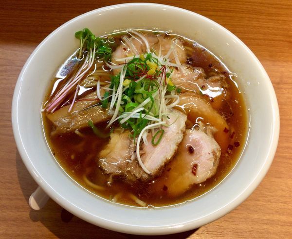 「醤油らぁめん withチャーシュー増し」@麺屋 㐂八の写真
