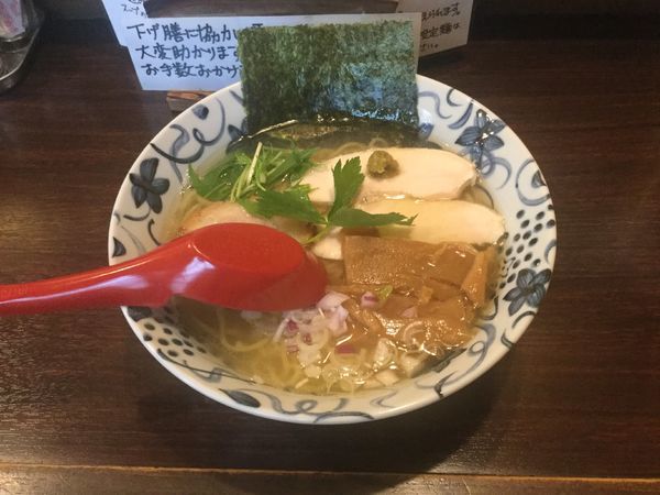 「【限定】鮪出汁の潮ラーメン(¥830)」@中華そば 東京ぐれっちの写真