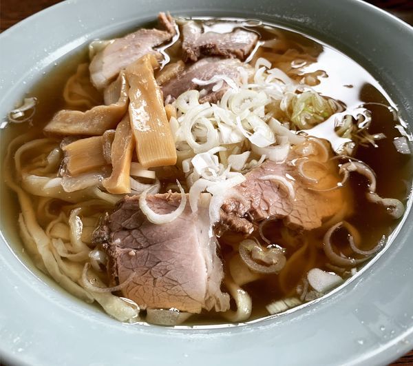 「純手打ちチャーシュー麺 大盛り」@純手打ちラーメン 近江やの写真