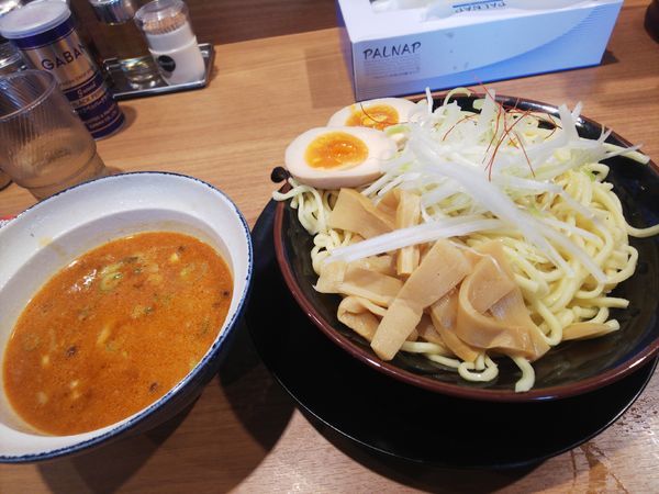「(期間限定）シビカラ麻婆つけ麺790円」@横浜家系ラーメン 小作大和家の写真