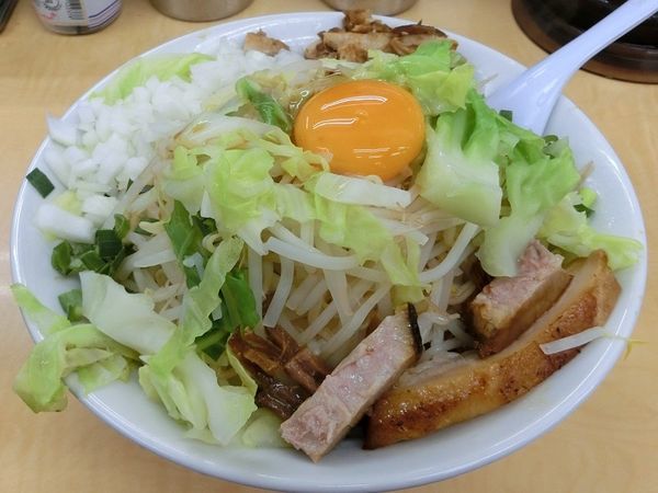 「ぎ郎汁なし」@ら〜めんぎょうてん屋GOLD 東名厚木店の写真