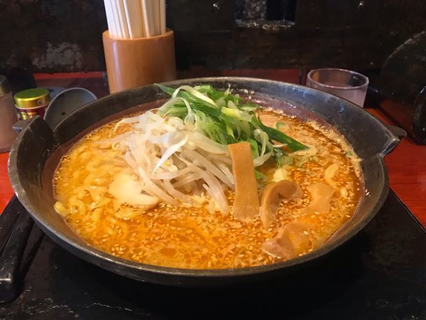 「焼き味噌ラーメン（大盛り）」@麺屋 蔵人 茅野本店の写真
