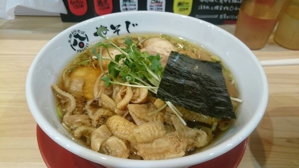 「支那そば＋チャーシュー」@支那そば やそじの写真