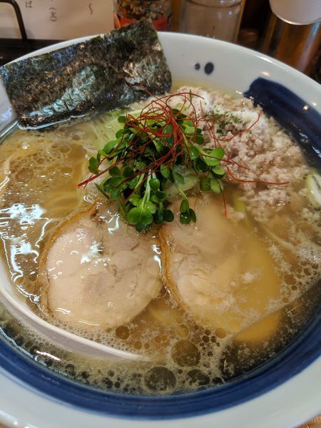「塩鶏そば」@麺屋 鶏口の写真