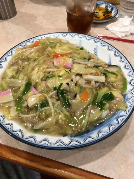 「皿うどん パリパリ細麺」@牡丹の写真