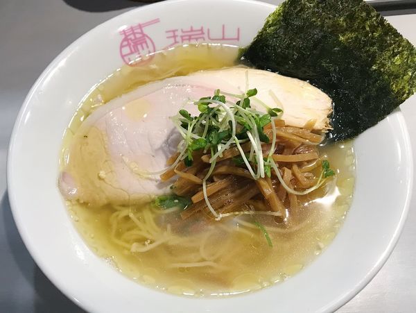 「しおそば」@中華蕎麦 瑞山（ZUIZAN）の写真