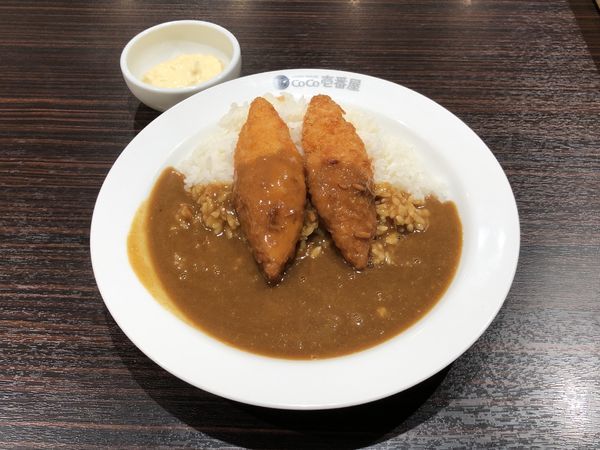 「フィッシュフライカレー」@カレーハウスCoCo壱番屋 小田急祖師ヶ谷大蔵駅前店の写真