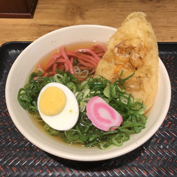 「がんばれカープ赤うどん(¥410)」@驛麺家の写真