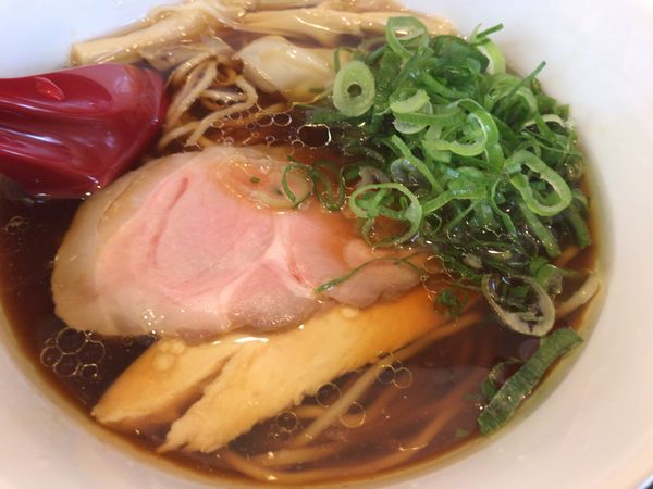 「九条ねぎ鷄の中華そば850円」@麺屋かなでの写真