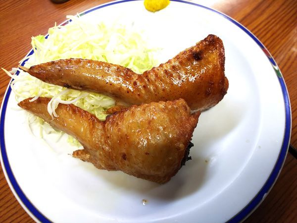 「手羽先餃子　450円」@信濃路の写真