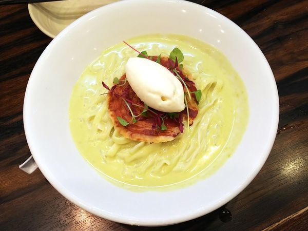 「【限定】ポタージュサンジェルマンとグラスデュバリ　900円」@稲荷屋の写真