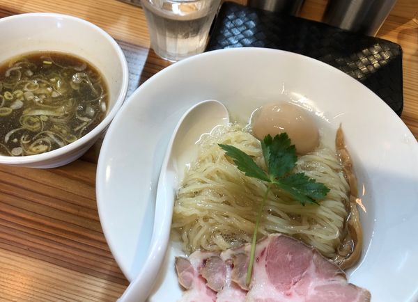 「昆布水煮干しつけ麺」@純水煮干し中華そば 匠庵の写真