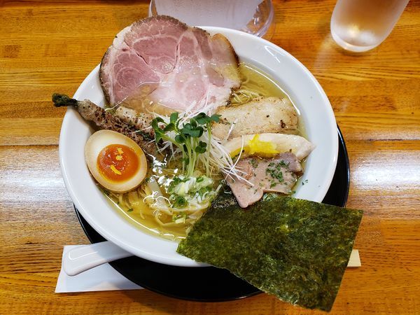 「特製塩そば 1,100円」@おとなの塩sobaの写真