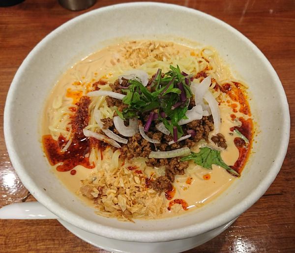 「冷やし担々麺(1180円)」@SHIBIRE NOODLES 蝋燭屋の写真