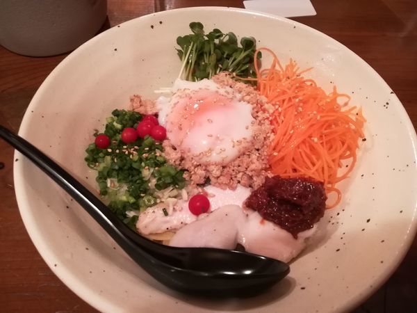 「鶏香露麺(辛味噌)」@鶏香露屋の写真