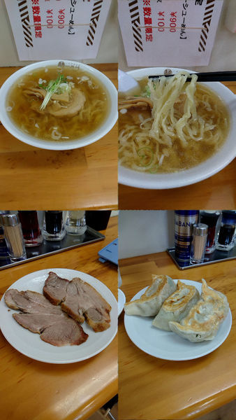 「『らーめん+餃子3個+平日限定 吊るし焼きチャーシュー2枚』」@一乃胡の写真