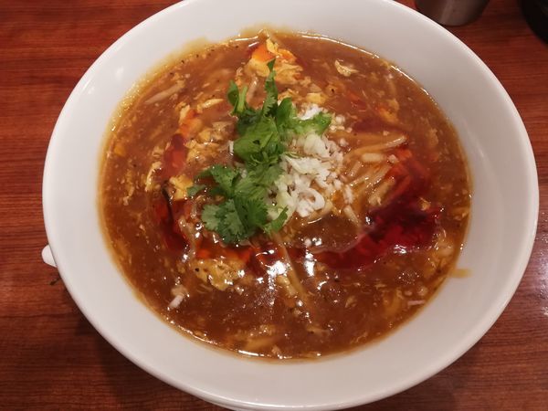 「酸辣湯麺(1,000円)」@SHIBIRE NOODLES 蝋燭屋の写真