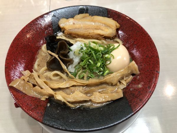 「濃厚玉子らーめん+メンマ」@麺匠 克味の写真