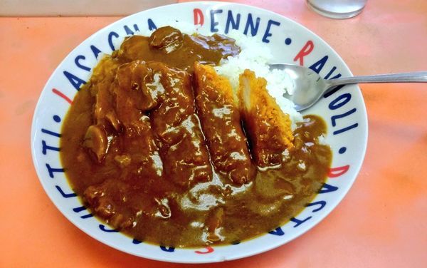 「カツカレー」@常盤軒 山手線ホーム店の写真