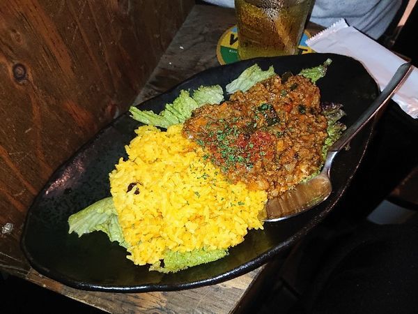 「スパイシーキーマカレー」@博物館 Cafe & Bar うっふの写真