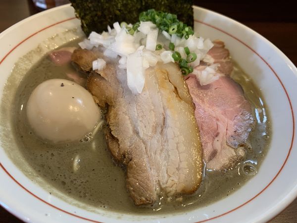 「濃厚煮干し蕎麦」@零一弐三の写真